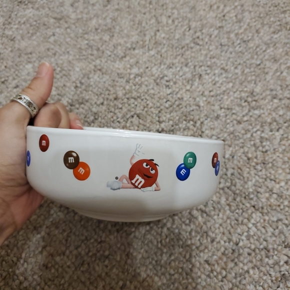 Vintage 2004 Rare M&M Candy Dish/Cereal Bowl - Picture 3 of 8